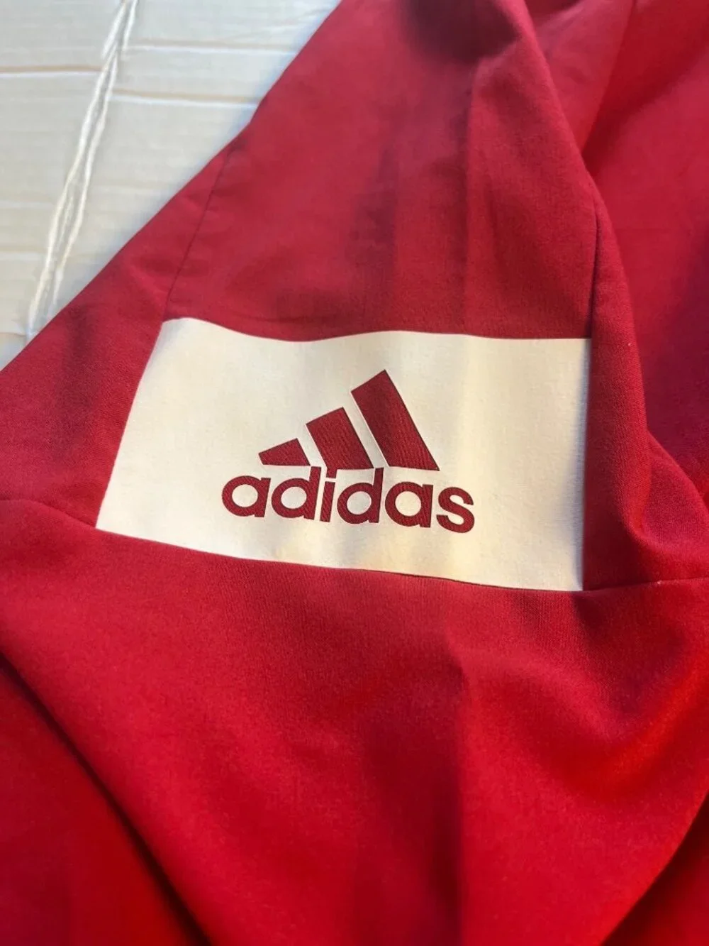 Adidas Indiana University Red Half-Zip Pullover Jacket XL zipped kangaroo pocket